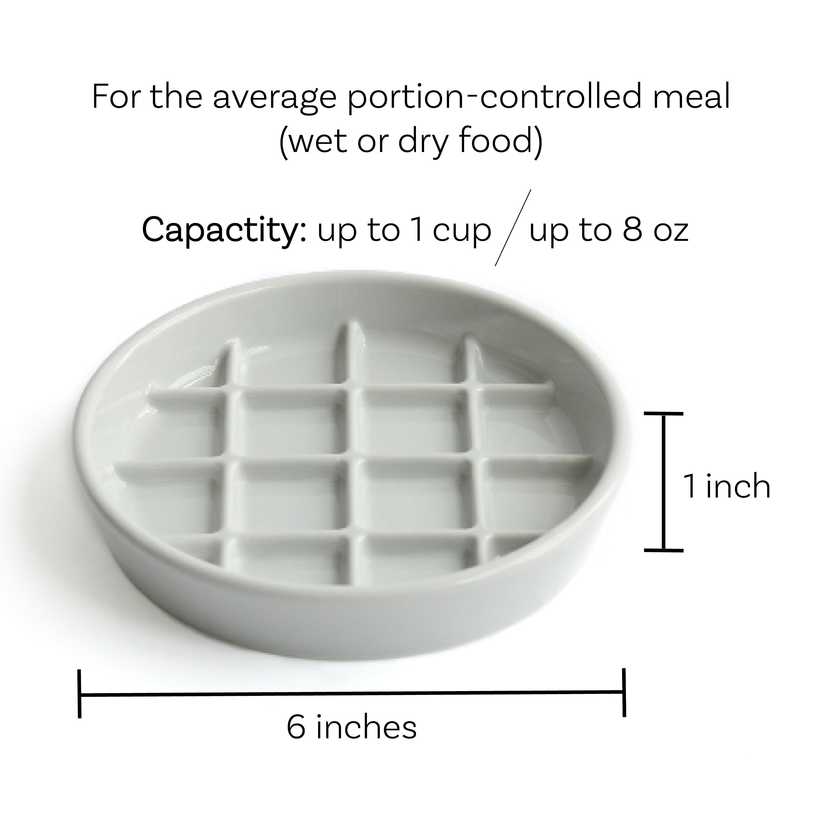 Maple Slow Feeder Bowl Dimensions and Sizing