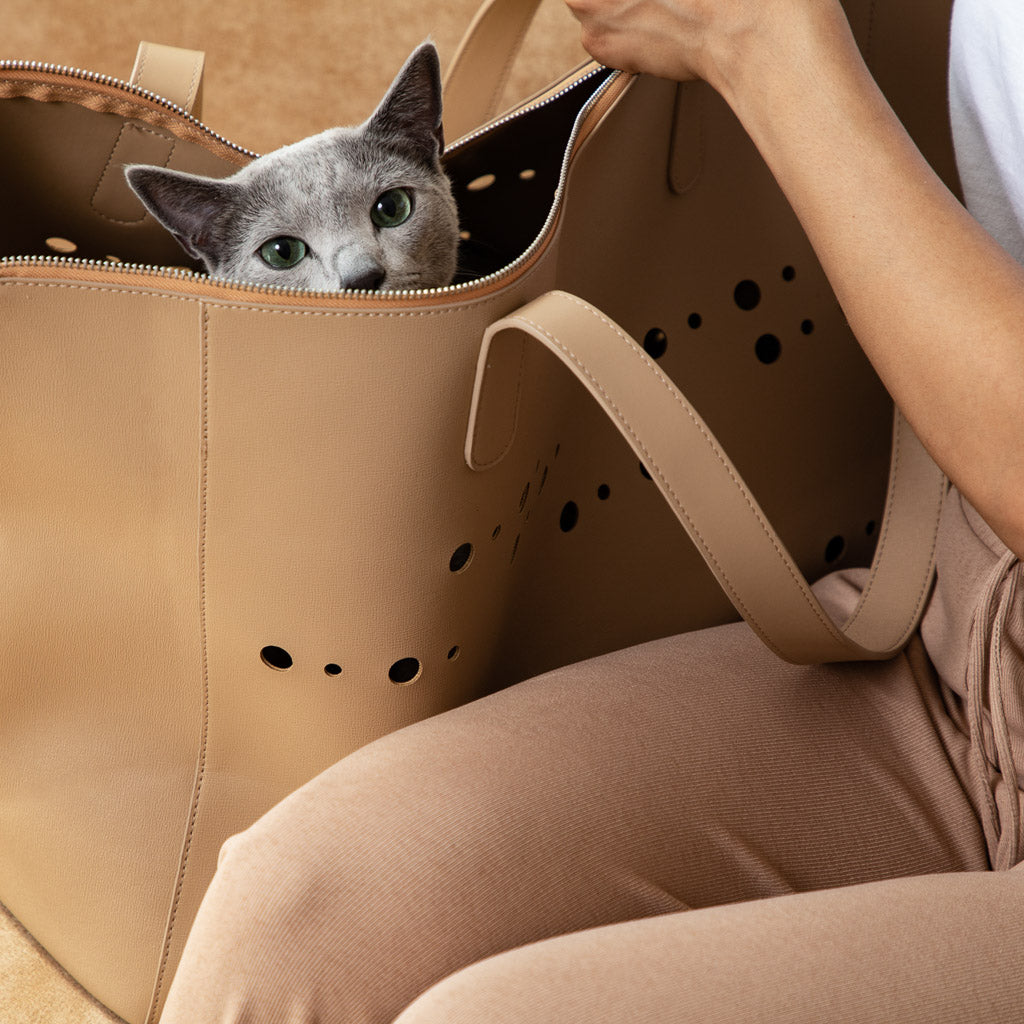 Noots Callisto Luxury Leather Cat Carrier