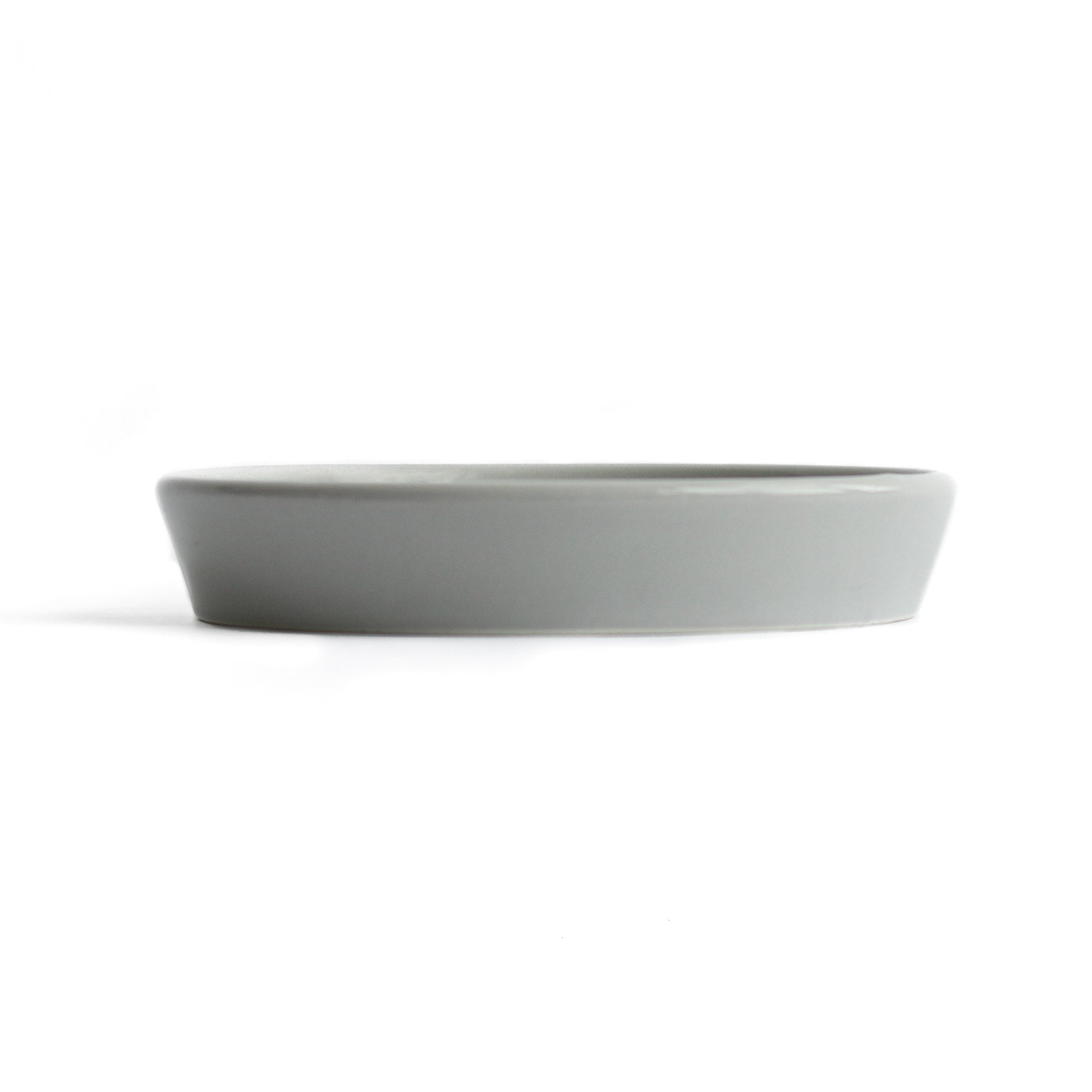 Noots Maple Waffle Slow Feeder Cat Bowl Gray Side View