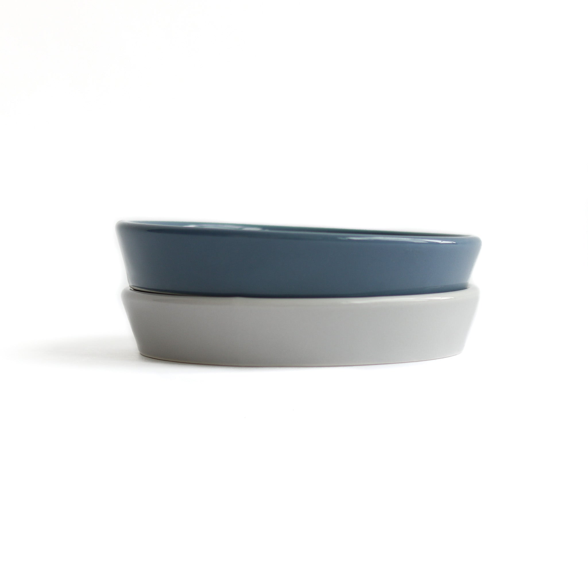 Noots Maple Waffle Slow Feeder Cat Bowl Stacked